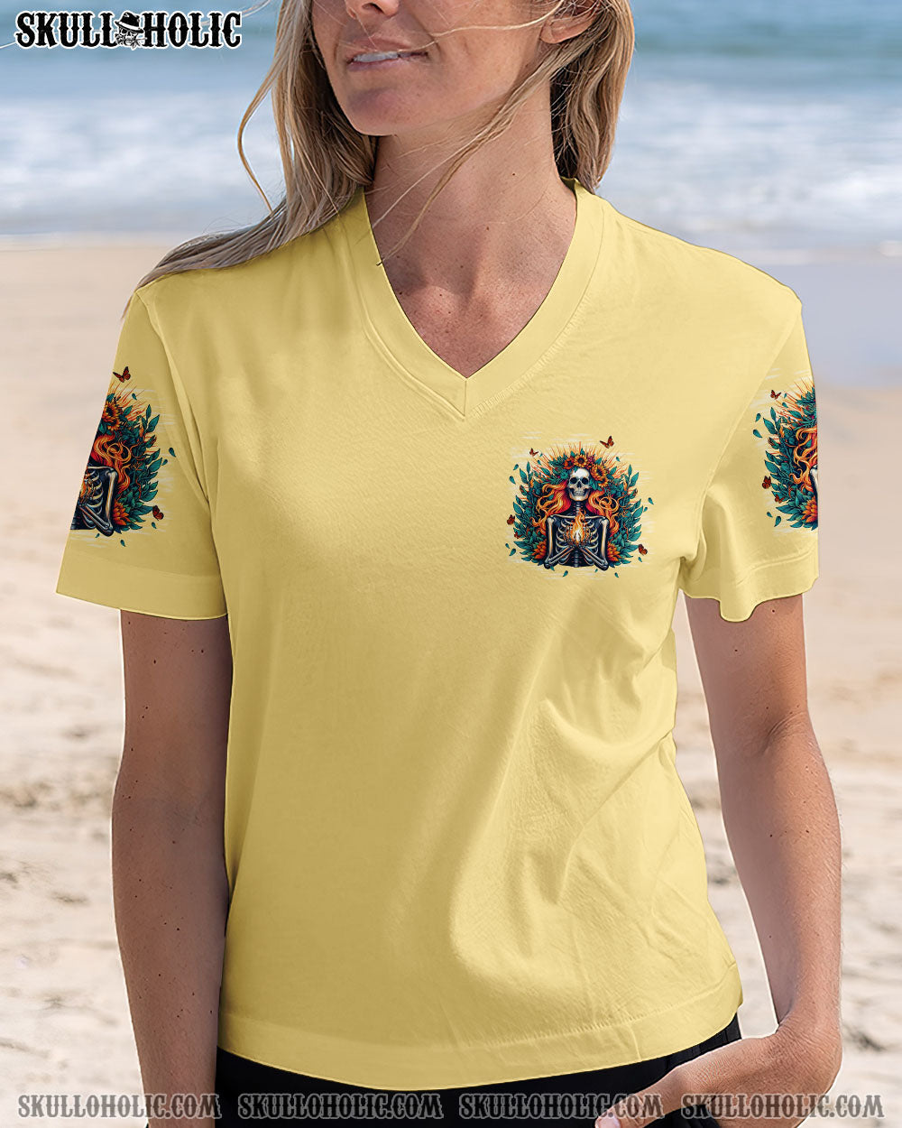 BLISSCORNERS SHE'S SUNSHINE MIXED WITH A LITTLE HURRICANE ALL OVER PRINT