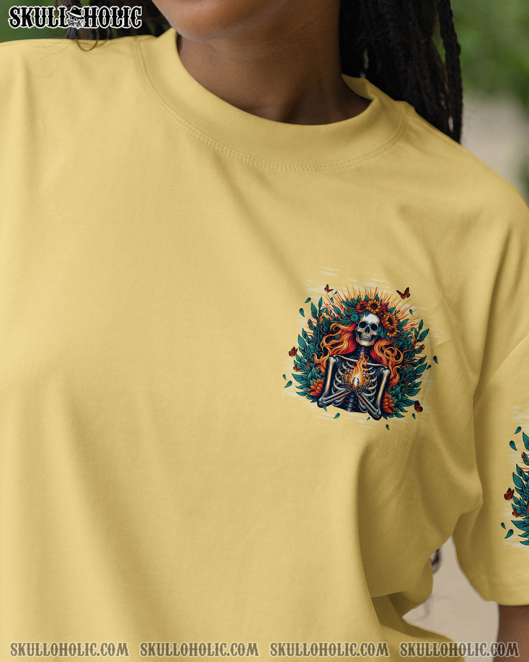 BLISSCORNERS SHE'S SUNSHINE MIXED WITH A LITTLE HURRICANE ALL OVER PRINT