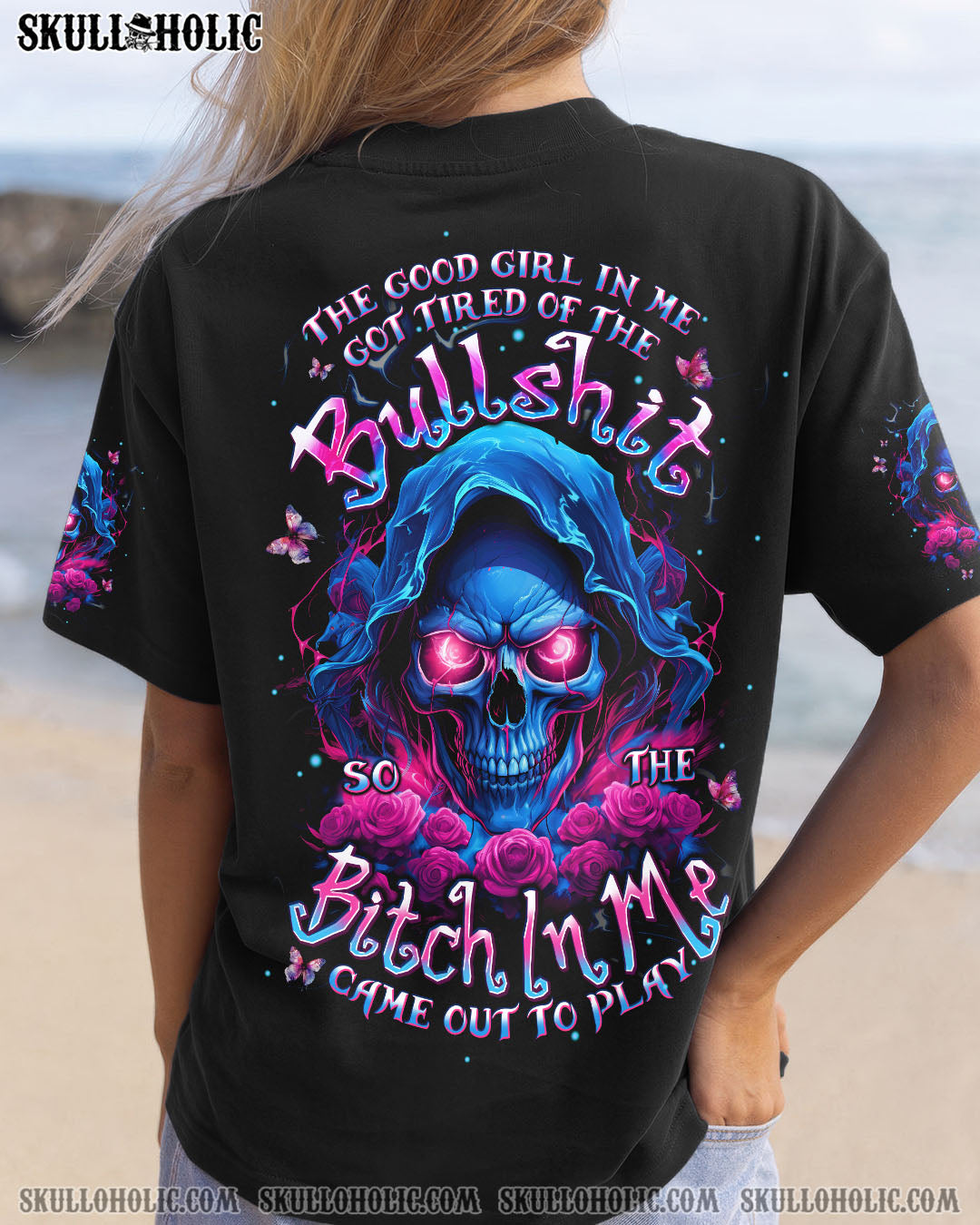 BLISSCORNERS THE GOOD GIRL IN ME ALL OVER PRINT