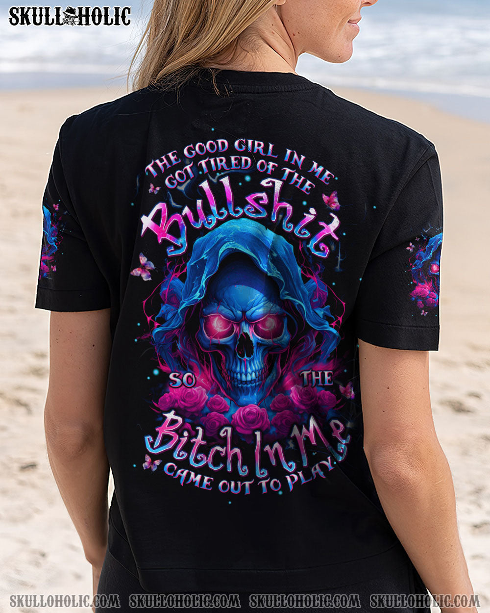 BLISSCORNERS THE GOOD GIRL IN ME ALL OVER PRINT