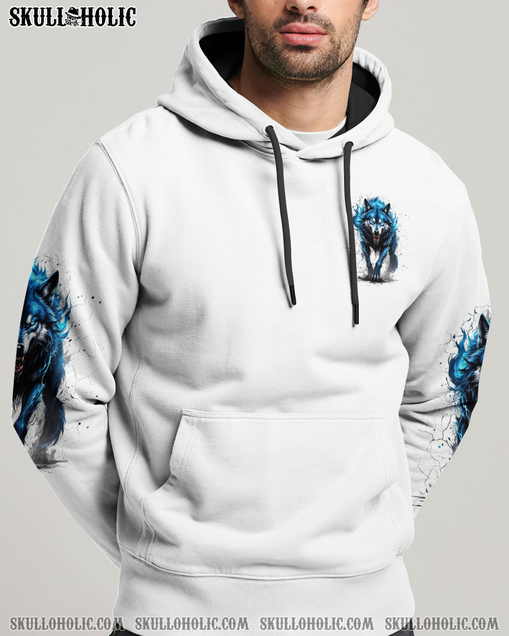 BLISSCORNERS LOYALTY MAKES YOU FAMILY WOLF ALL OVER PRINT