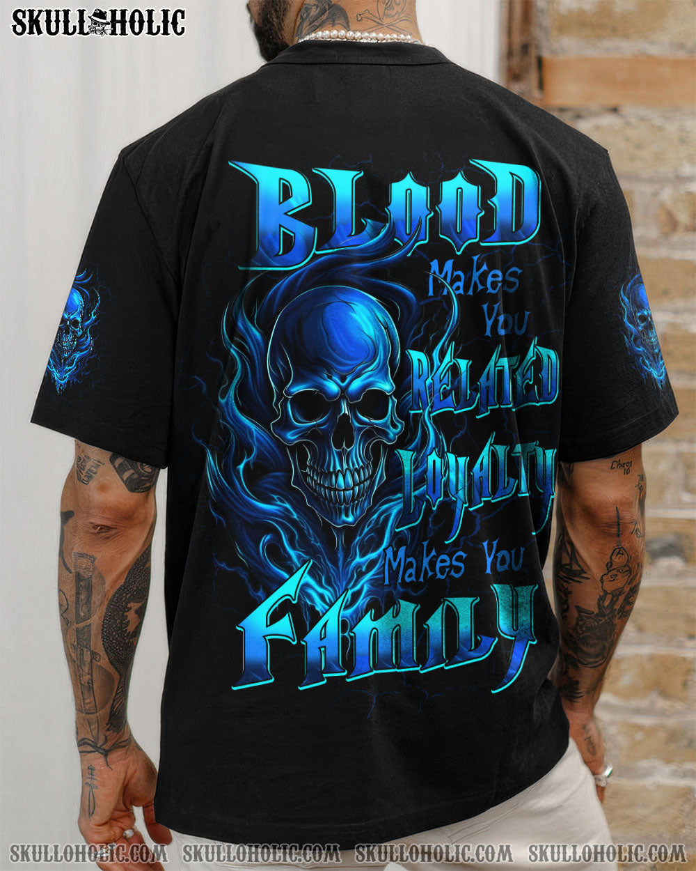 BLISSCORNERS LOYALTY MAKES YOU FAMILY ALL OVER PRINT