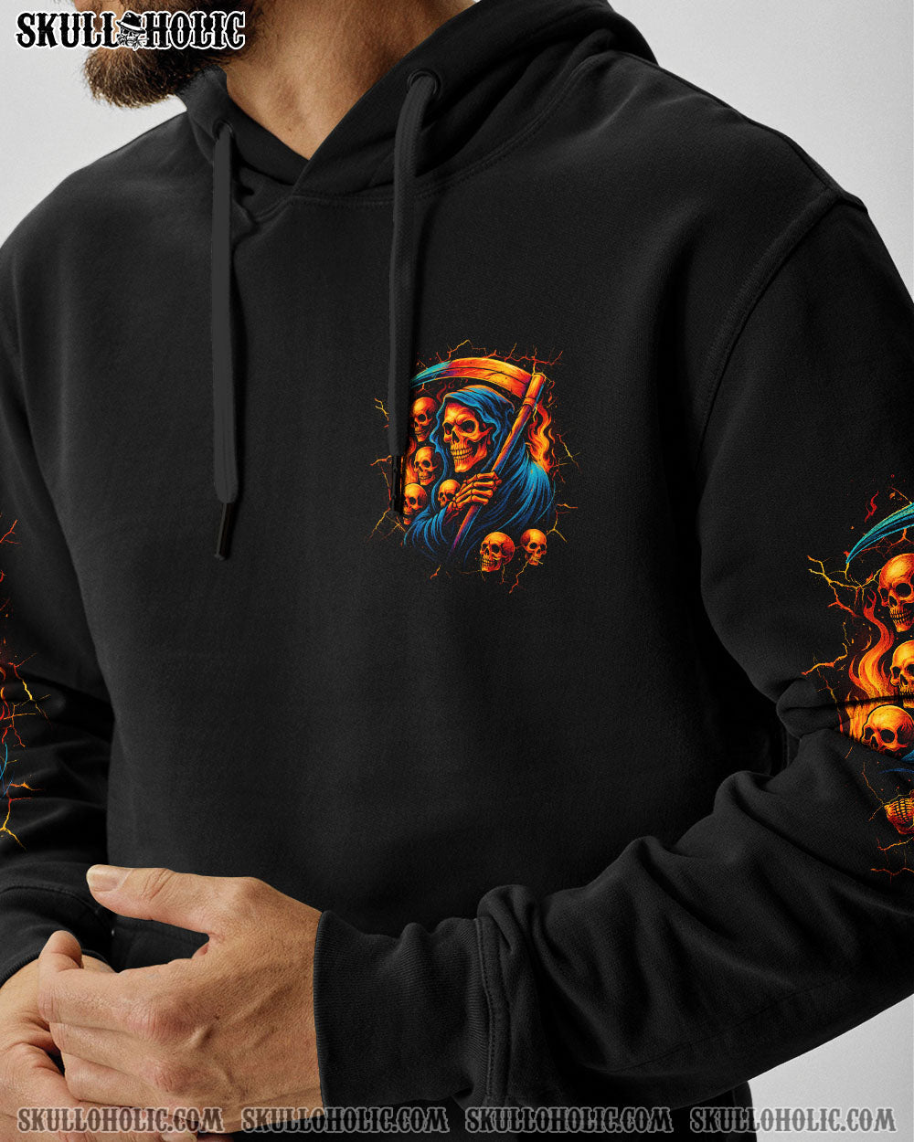 BLISSCORNERS IN MY  JOB REAPER ALL OVER PRINT