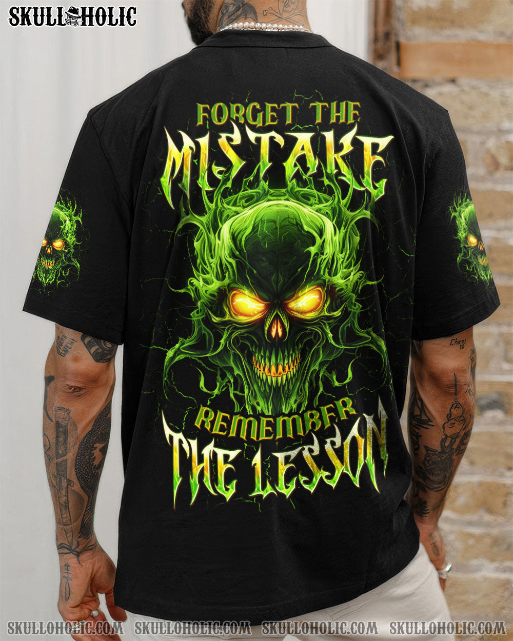 BLISSCORNERS FORGET MISTAKE REMEMBER THE LESSON ALL OVER PRINT