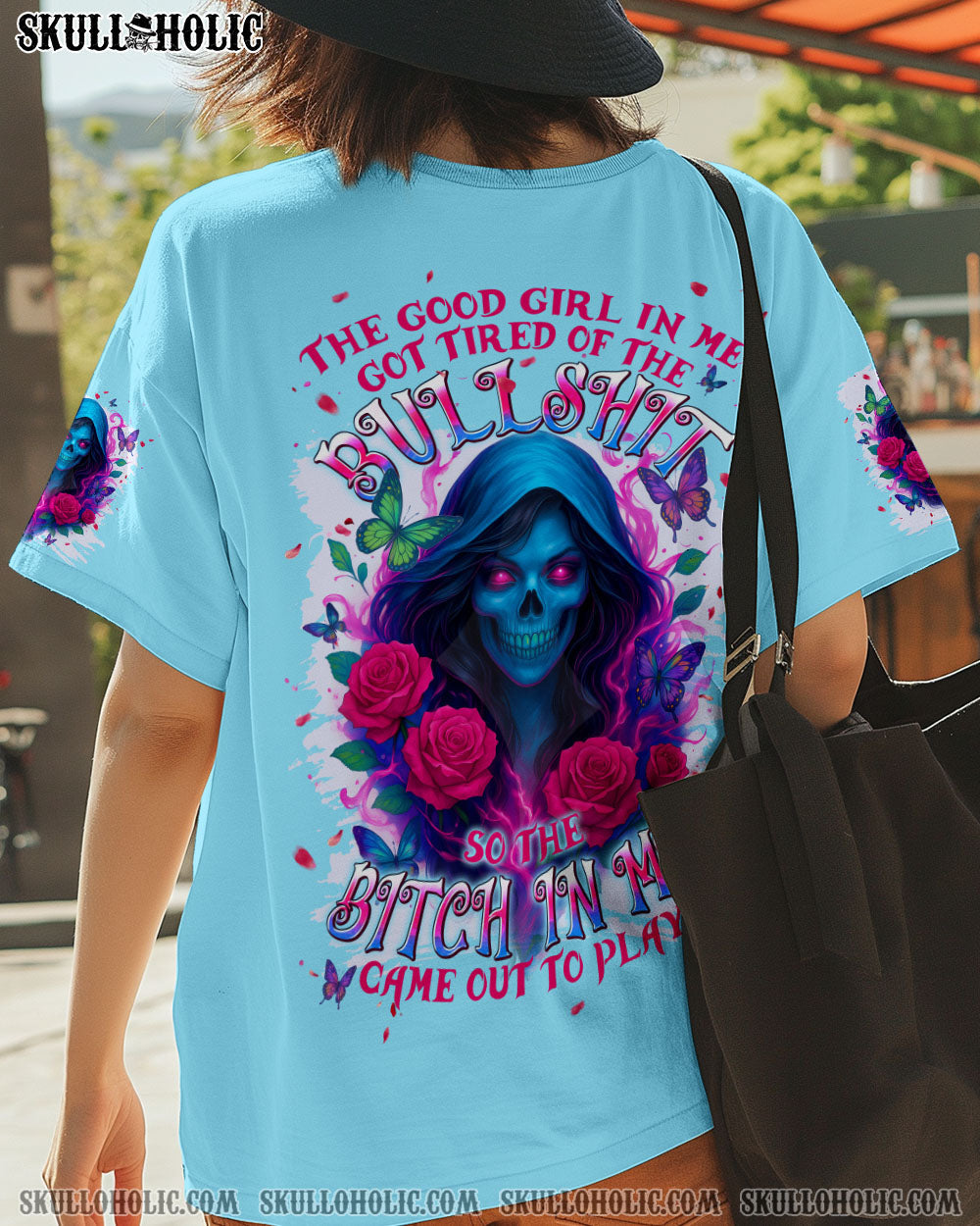 BLISSCORNERS THE GOOD GIRL IN ME ALL OVER PRINT