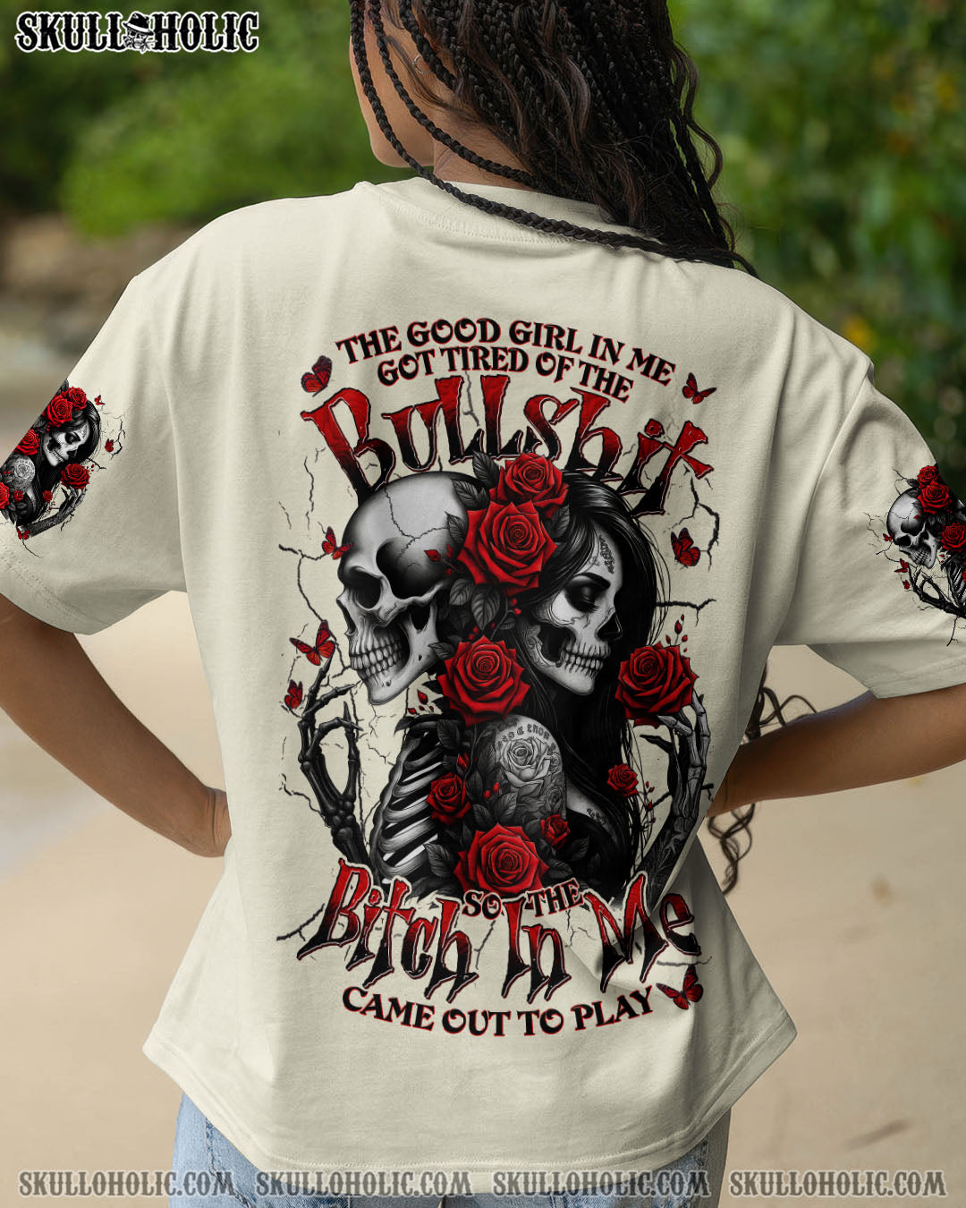 BLISSCORNERS THE GOOD GIRL IN ME ALL OVER PRINT