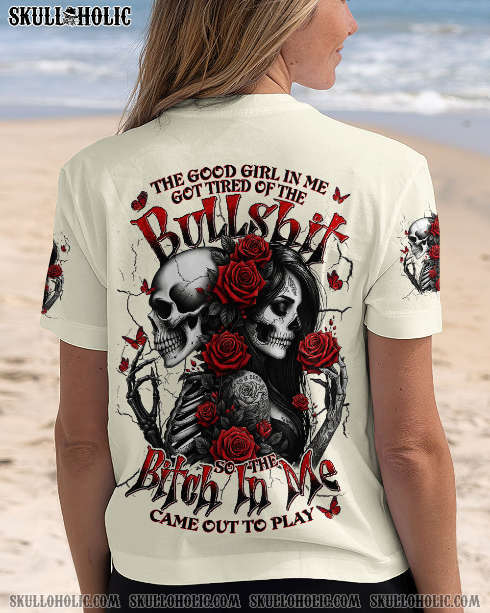 BLISSCORNERS THE GOOD GIRL IN ME ALL OVER PRINT