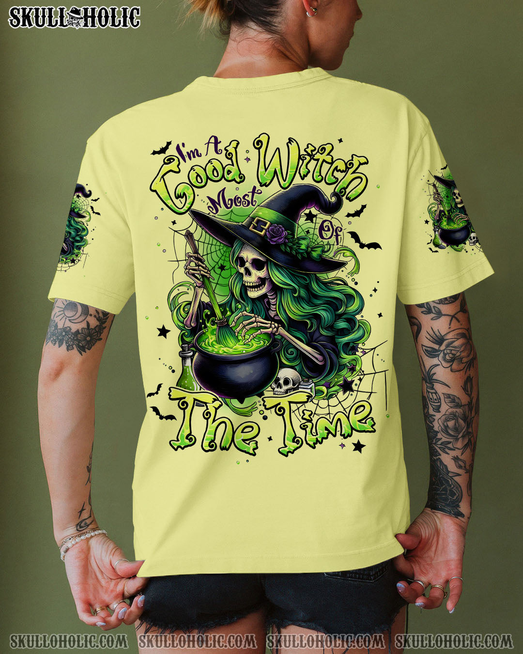 BLISSCORNERS I'M A GOOD WITCH MOST OF THE TIME HALLOWEEN ALL OVER PRINT