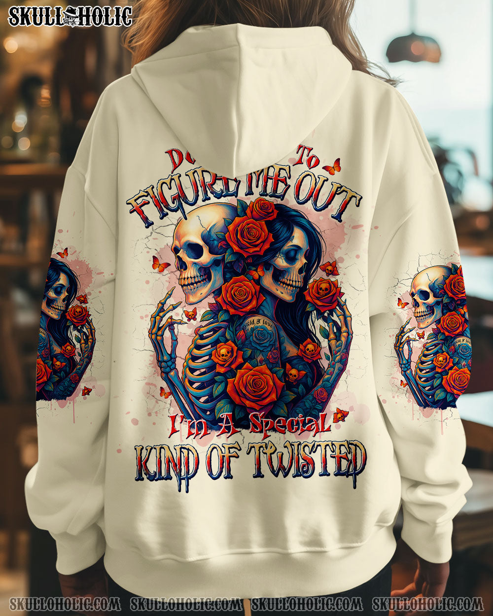 BLISSCORNERS I'M NOT RUDE I JUST HAVE THE BALLS SKULL MESSY BUN TIE DYE ALL OVER PRINT
