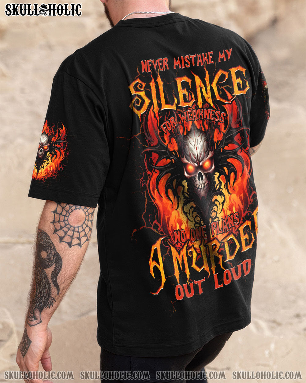 BLISSCORNERS NEVER MISTAKE MY SILENCE FOR WEAKNESS ALL OVER PRINT