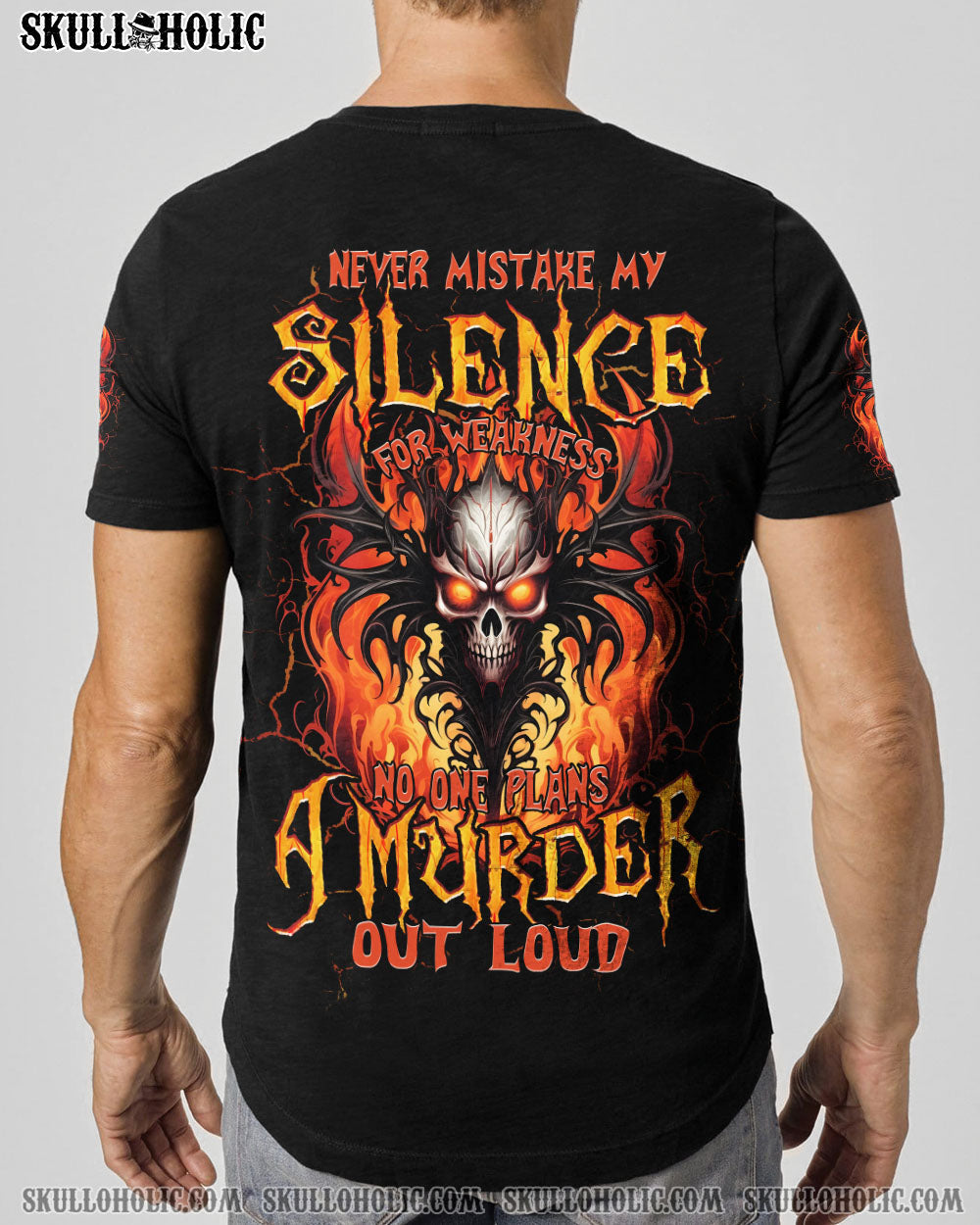 BLISSCORNERS NEVER MISTAKE MY SILENCE FOR WEAKNESS ALL OVER PRINT
