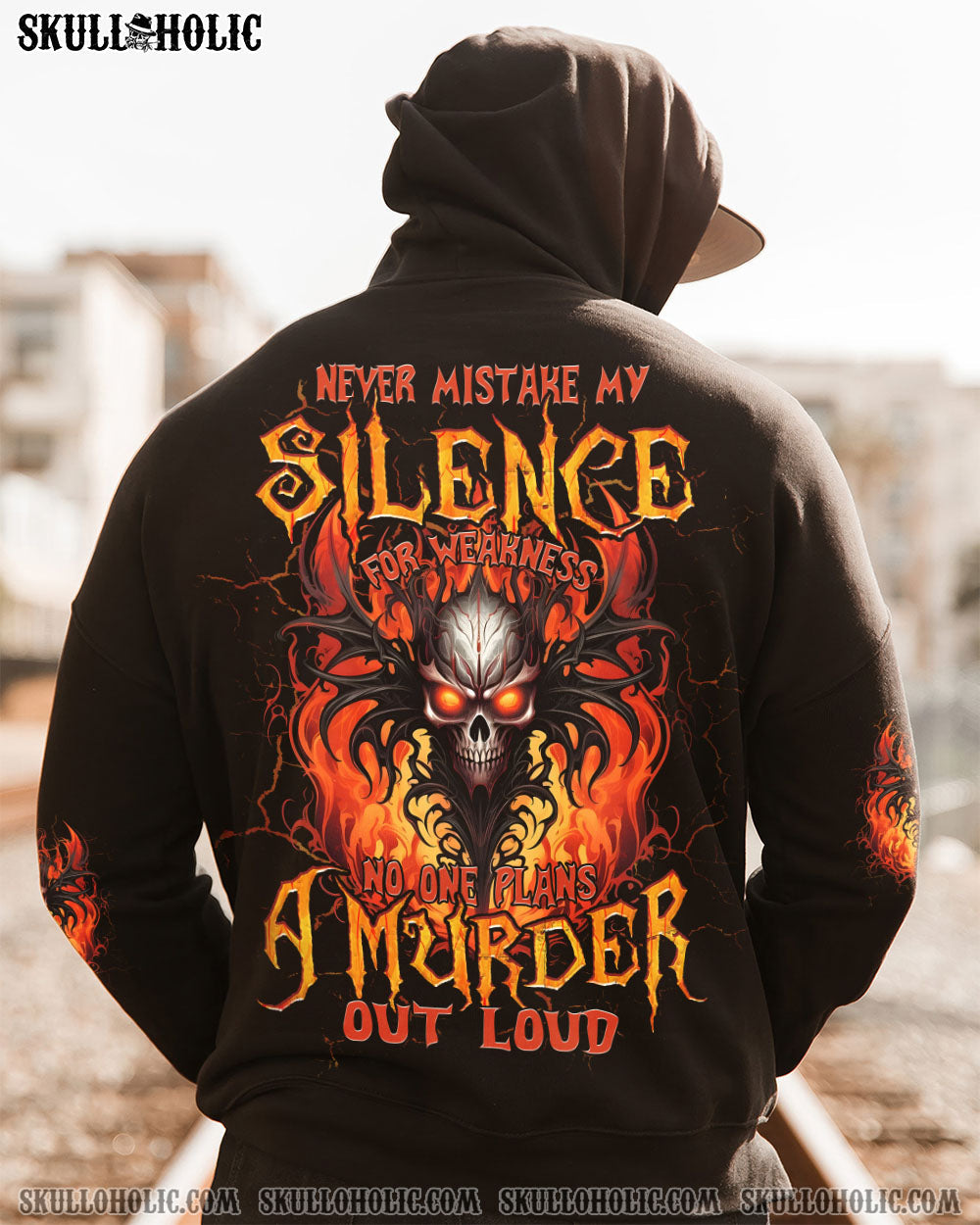 BLISSCORNERS NEVER MISTAKE MY SILENCE FOR WEAKNESS ALL OVER PRINT