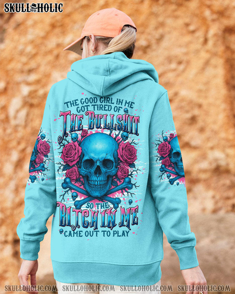 BLISSCORNERS THE GOOD GIRL IN ME ALL OVER PRINT