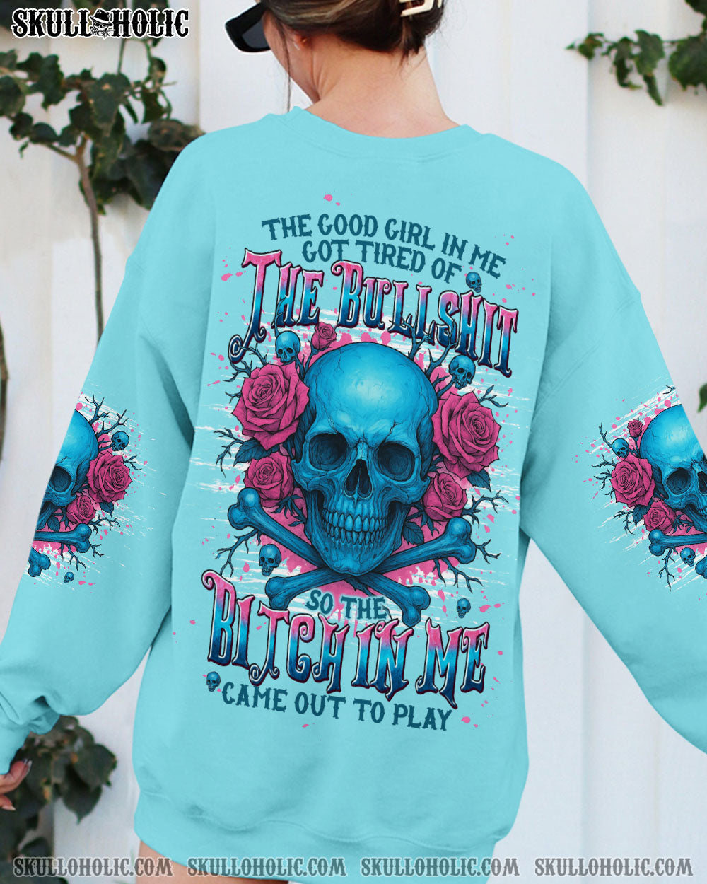 BLISSCORNERS THE GOOD GIRL IN ME ALL OVER PRINT
