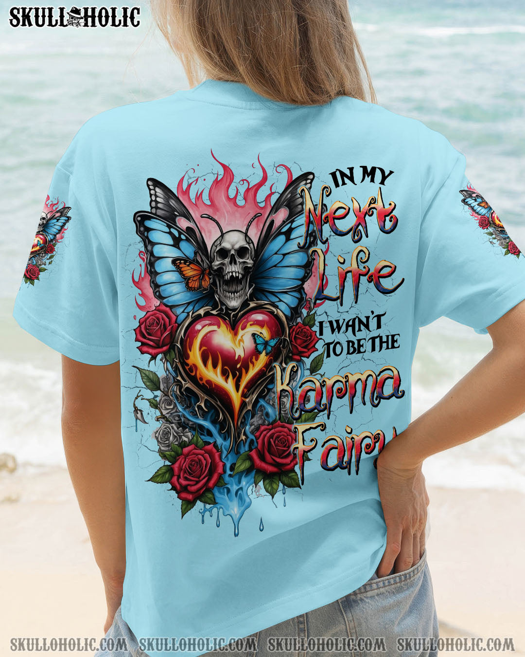BLISSCORNERS IN MY NEXT LIFE I WANT TO BE THE KARMA FAIRY ALL OVER PRINT