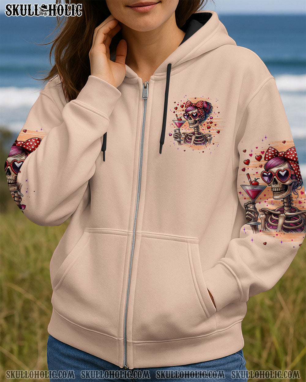 BLISSCORNERS MY ALONE TIME IS FOR EVERYONE'S SAFETY SKULL ALL OVER PRINT