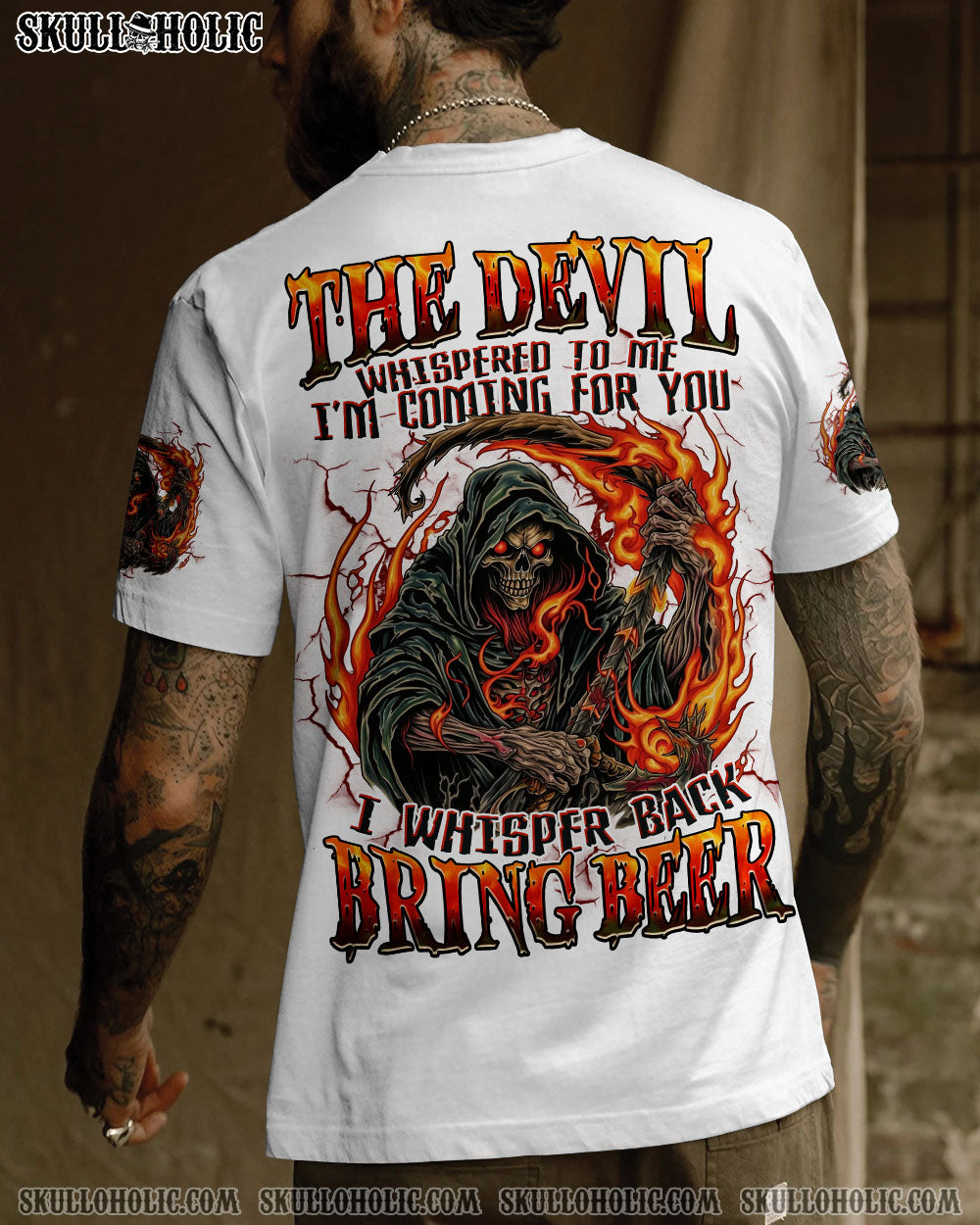 BLISSCORNERS THE DEVIL WHISPERED TO ME ALL OVER PRINT