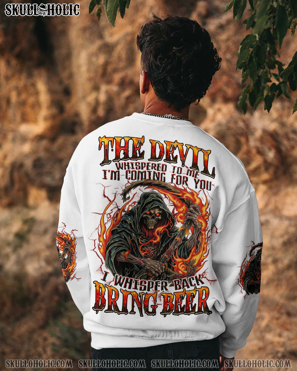 BLISSCORNERS THE DEVIL WHISPERED TO ME ALL OVER PRINT