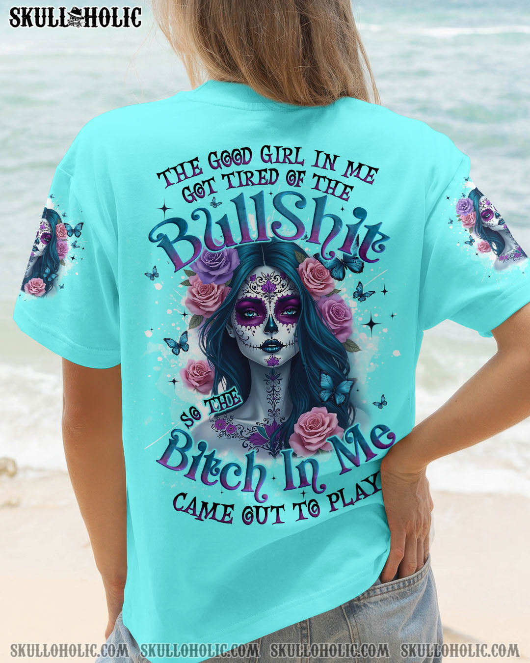 BLISSCORNERS THE GOOD GIRL IN ME ALL OVER PRINT
