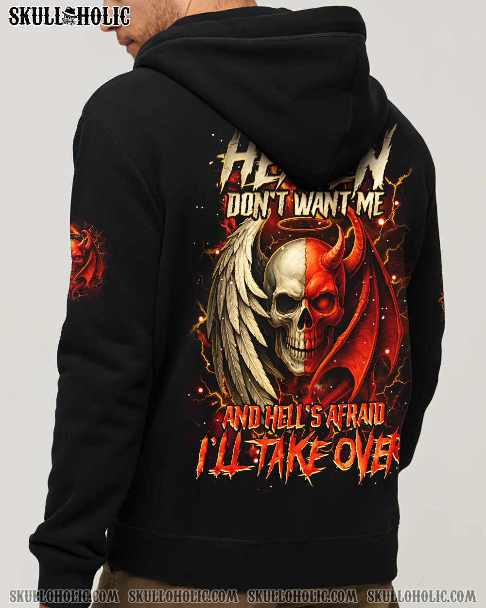 BLISSCORNERS HEAVEN DON'T WANT ME ALL OVER PRINT