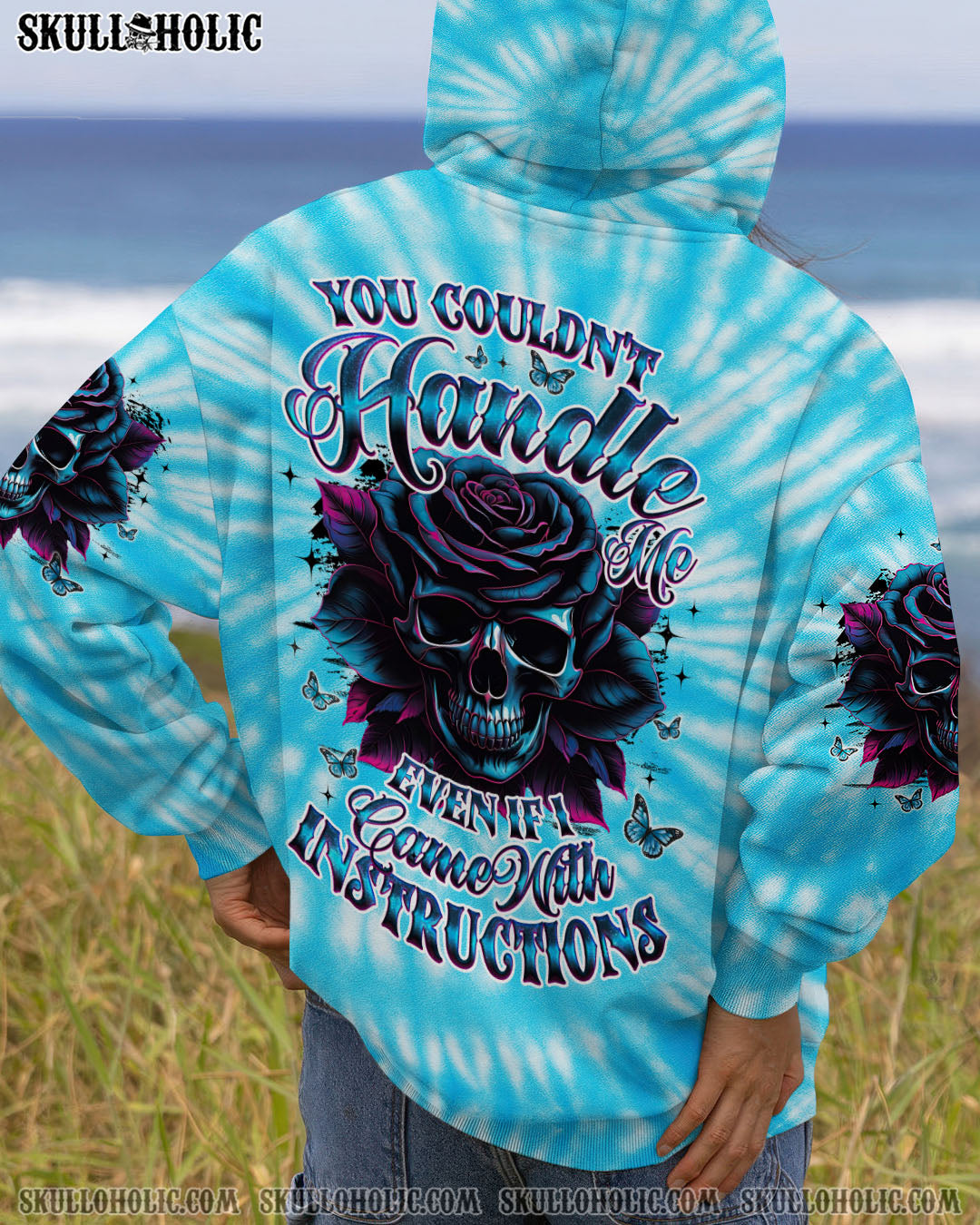 BLISSCORNERS YOU COULDN'T HANDLE ME  TIE DYE ALL OVER PRINT