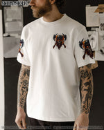 BLISSCORNERS A VIKING IN BEARDED GLORY SKULL ALL OVER PRINT