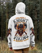 BLISSCORNERS A VIKING IN BEARDED GLORY SKULL ALL OVER PRINT