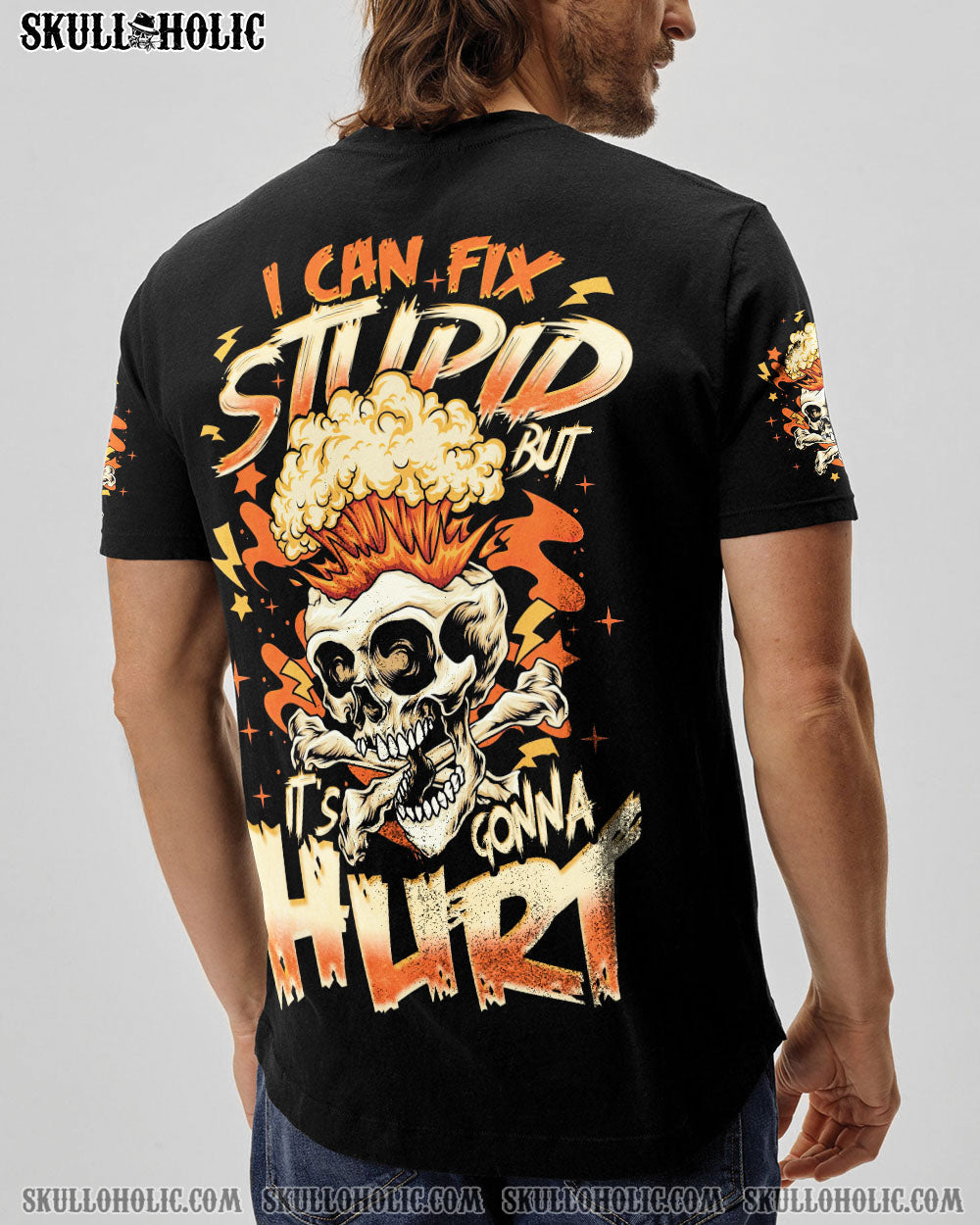 BLISSCORNERS I CAN FIX STUPID BUT IT'S GONNA HURT ALL OVER PRINT