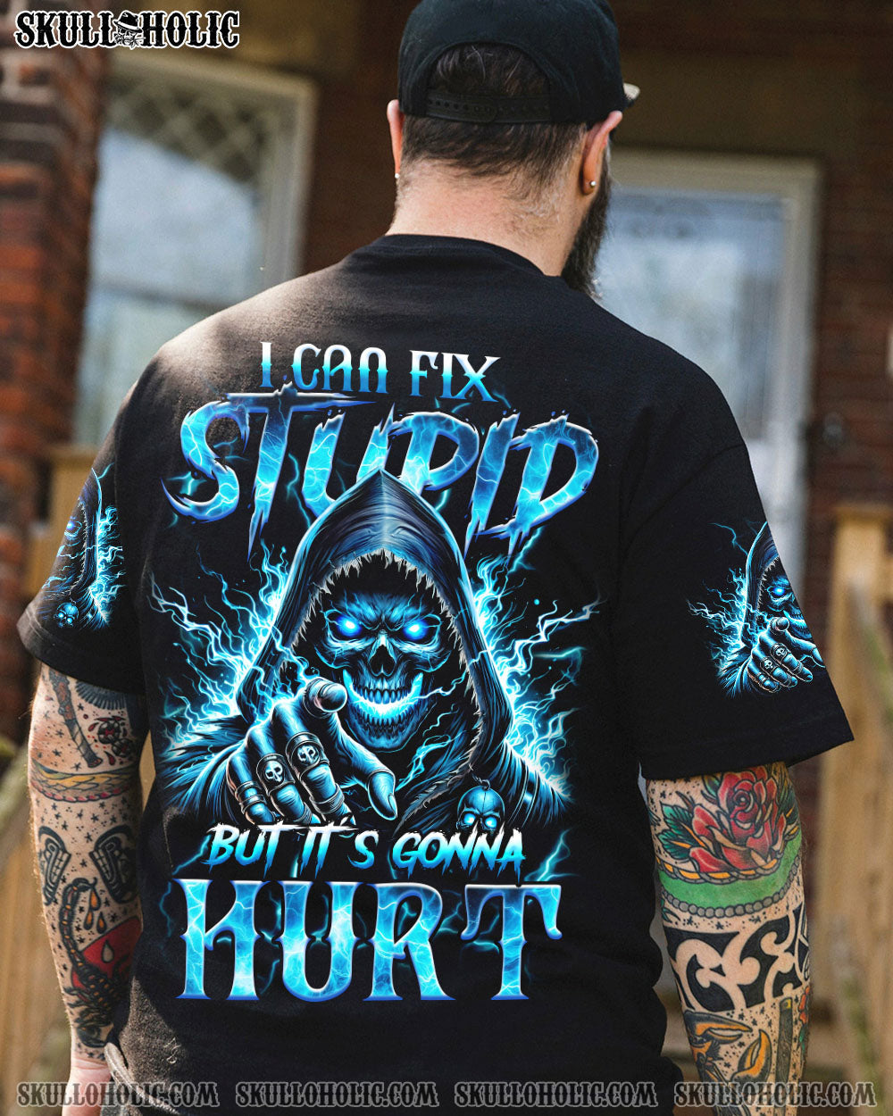 BLISSCORNERS I CAN FIX STUPID BUT IT'S GONNA HURT ALL OVER PRINT