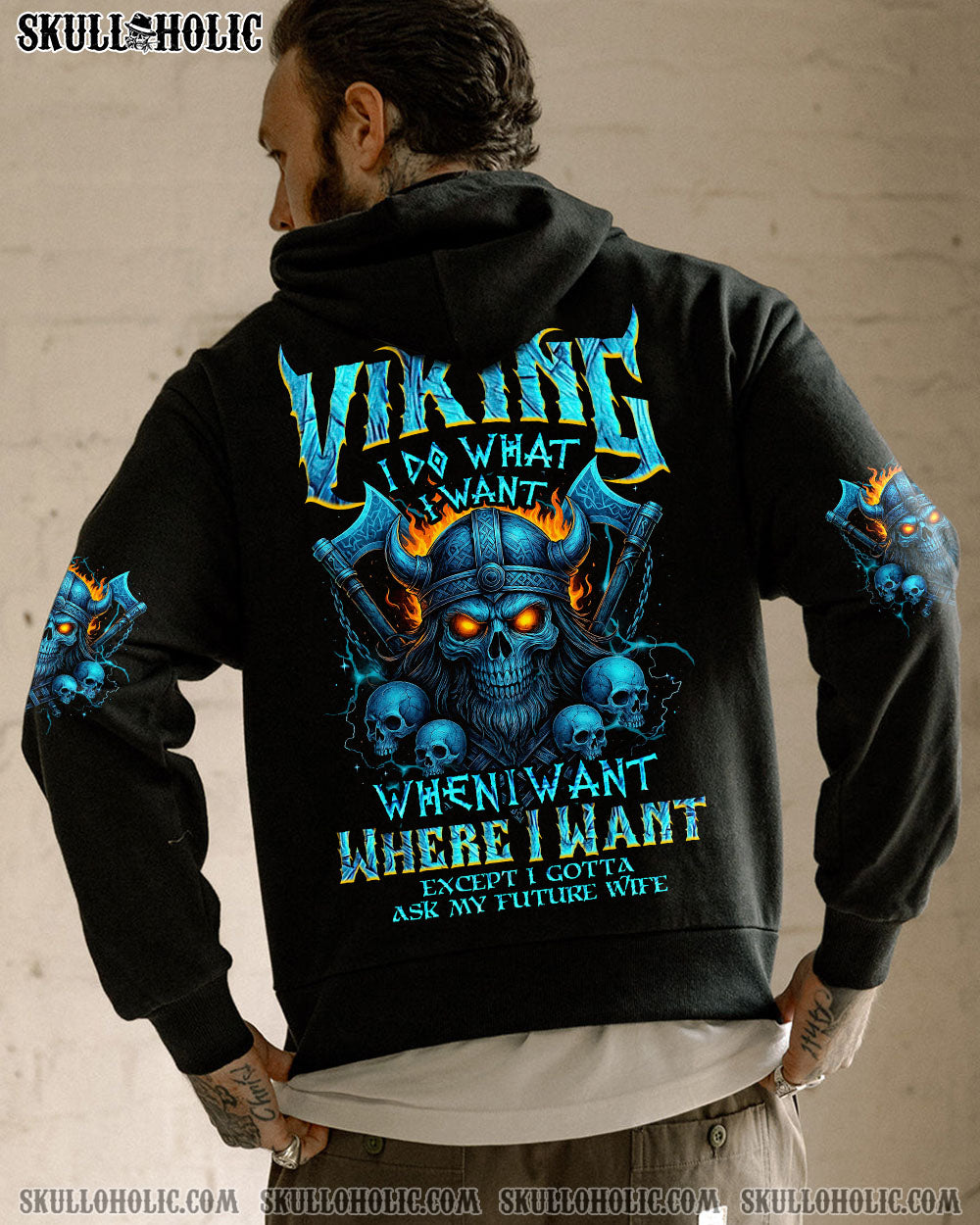 BLISSCORNERS I DO WHAT I WANT WHEN I WANT WHERE I WANT VIKING ALL OVER PRINT
