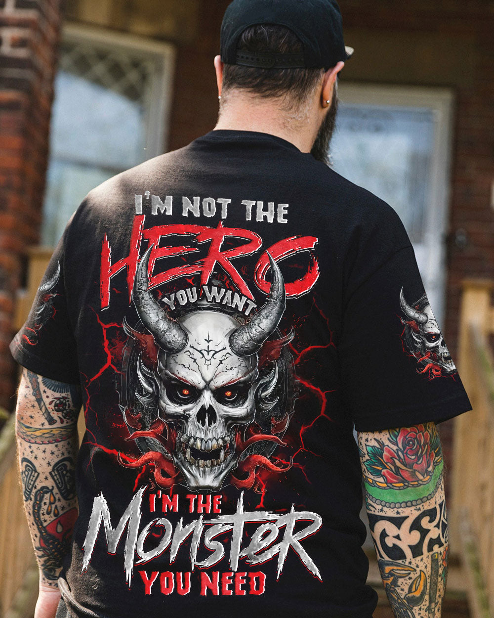 BLISSCORNERS I'M THE MONSTER YOU NEEDED SKULL ALL OVER PRINT