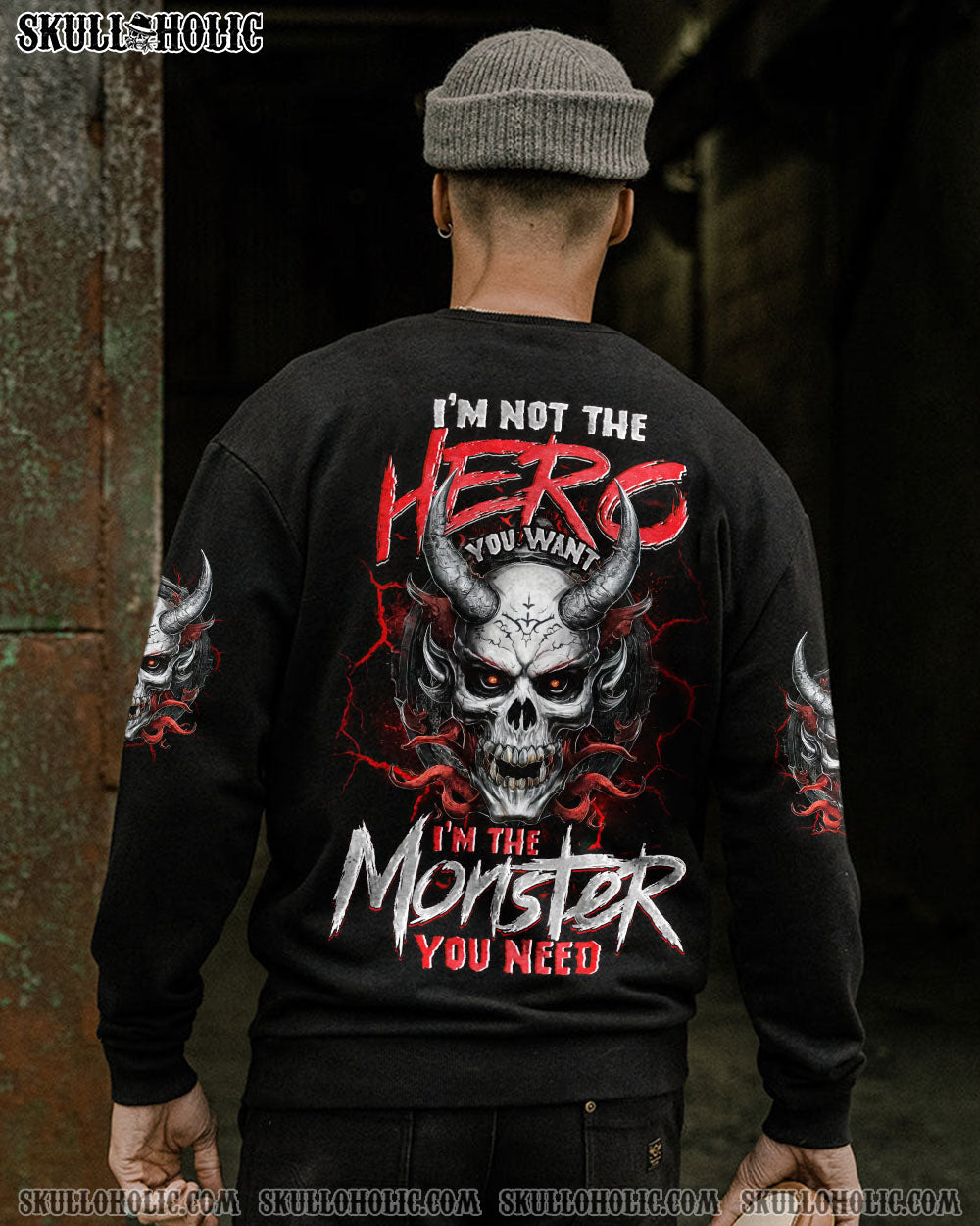 BLISSCORNERS I'M THE MONSTER YOU NEEDED SKULL ALL OVER PRINT