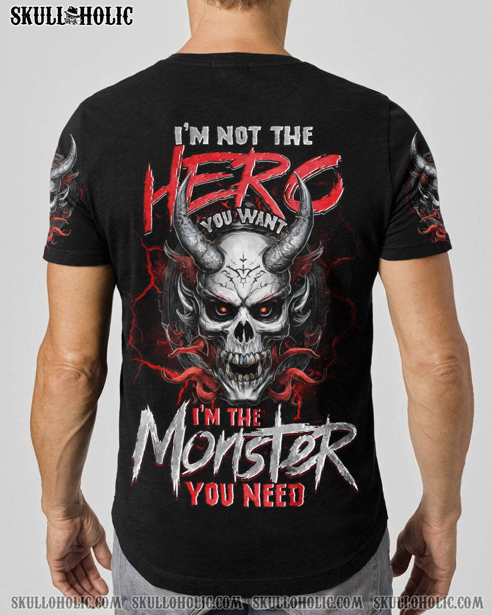 BLISSCORNERS I'M THE MONSTER YOU NEEDED SKULL ALL OVER PRINT
