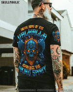 BLISSCORNERS BRAVE SONS OF THE VALHALLA VIKING SKULL ALL OVER PRINT
