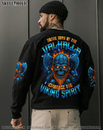 BLISSCORNERS BRAVE SONS OF THE VALHALLA VIKING SKULL ALL OVER PRINT