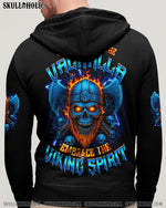 BLISSCORNERS BRAVE SONS OF THE VALHALLA VIKING SKULL ALL OVER PRINT