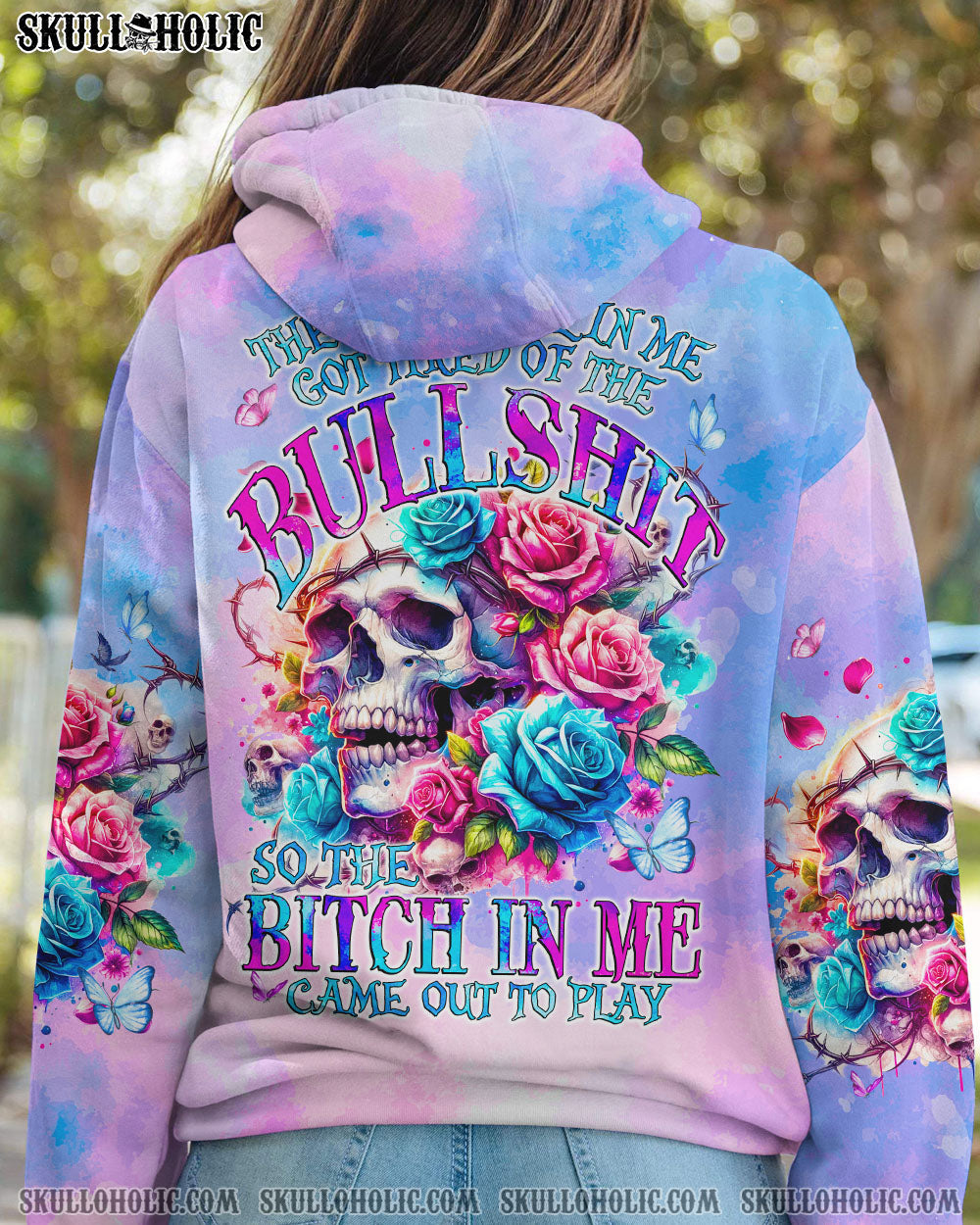 BLISSCORNERS THE GOOD GIRL IN ME ALL OVER PRINT