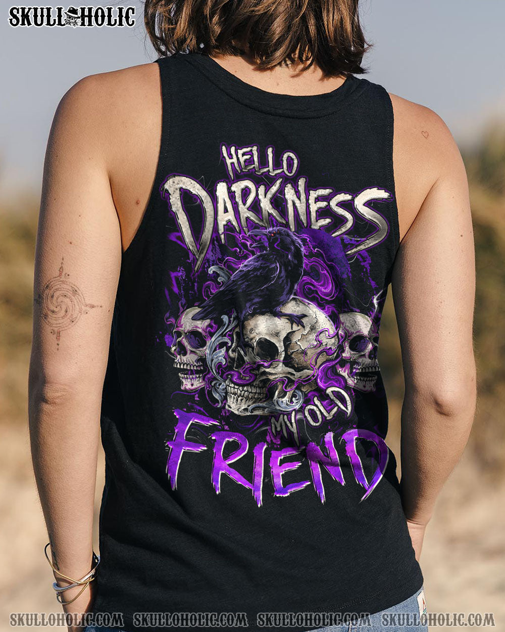 BLISSCORNERS HELLO DARKNESS MY OLD FRIEND ALL OVER PRINT