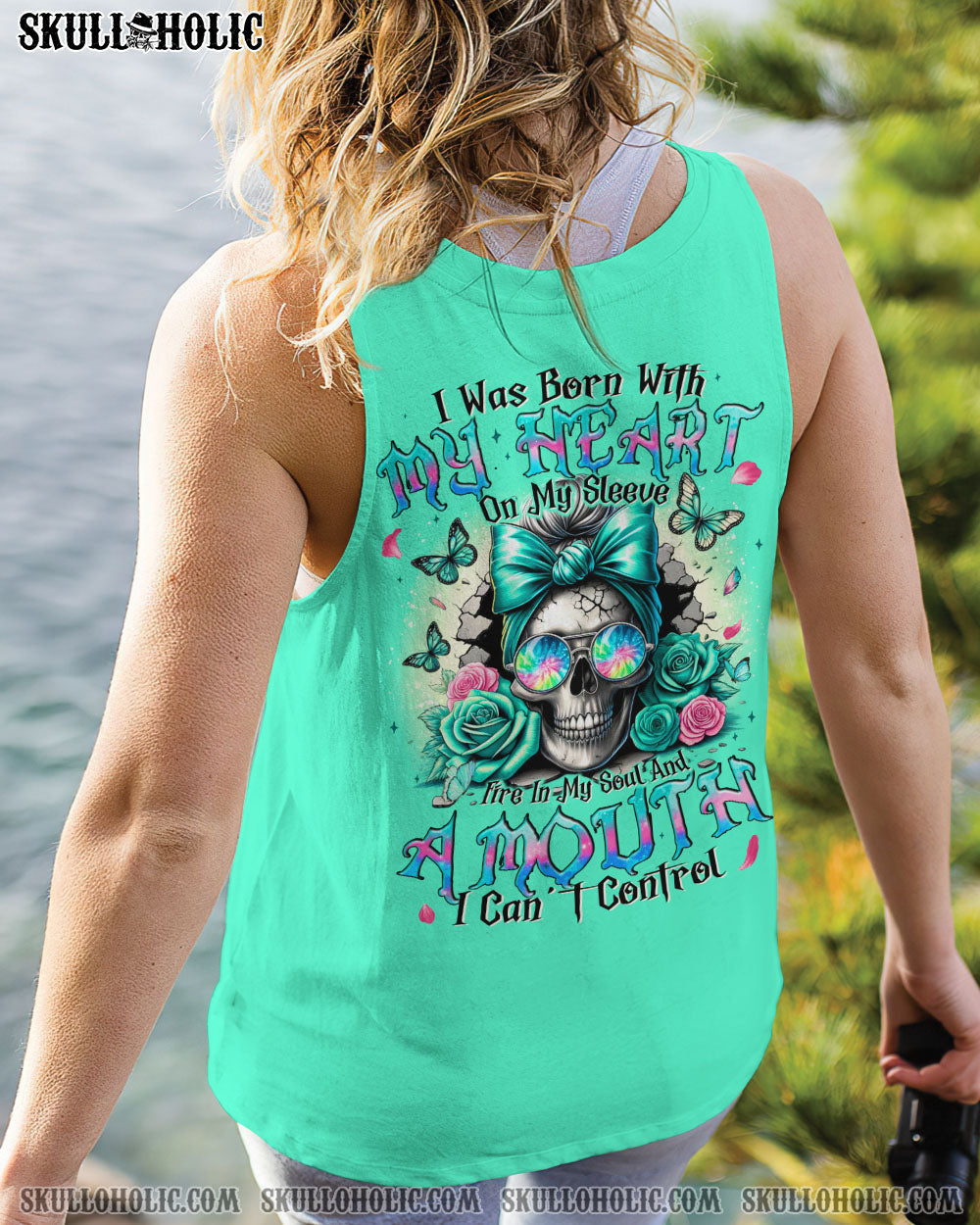 BLISSCORNERS SOMETIMES SWEET OFTEN DANGEROUS MESSY BUN ALL OVER PRINT