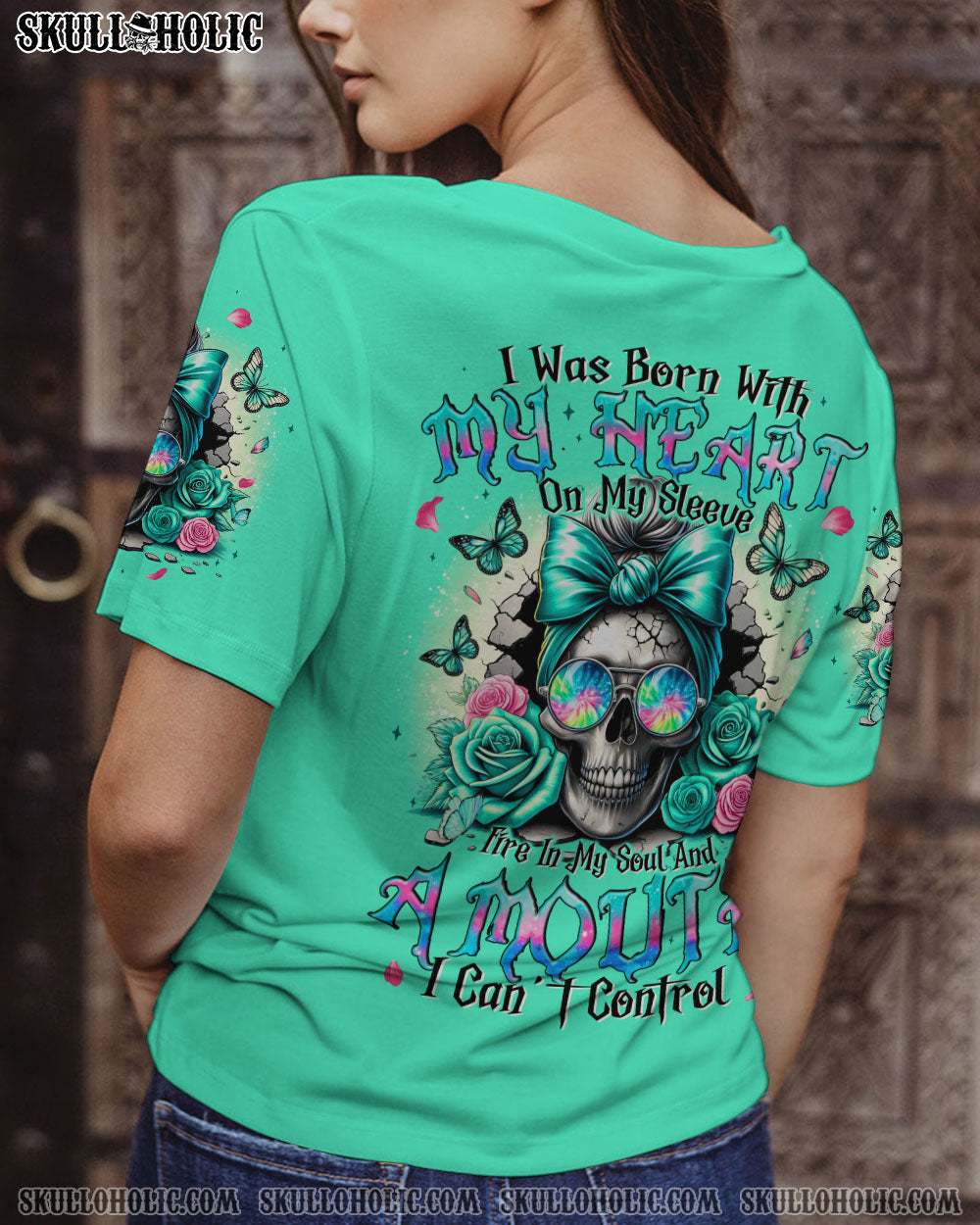 BLISSCORNERS SOMETIMES SWEET OFTEN DANGEROUS MESSY BUN ALL OVER PRINT