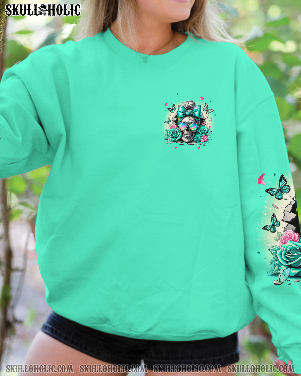 BLISSCORNERS SOMETIMES SWEET OFTEN DANGEROUS MESSY BUN ALL OVER PRINT