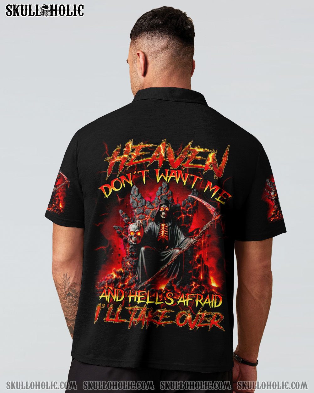 BLISSCORNERS HEAVEN DON'T WANT ME ALL OVER PRINT