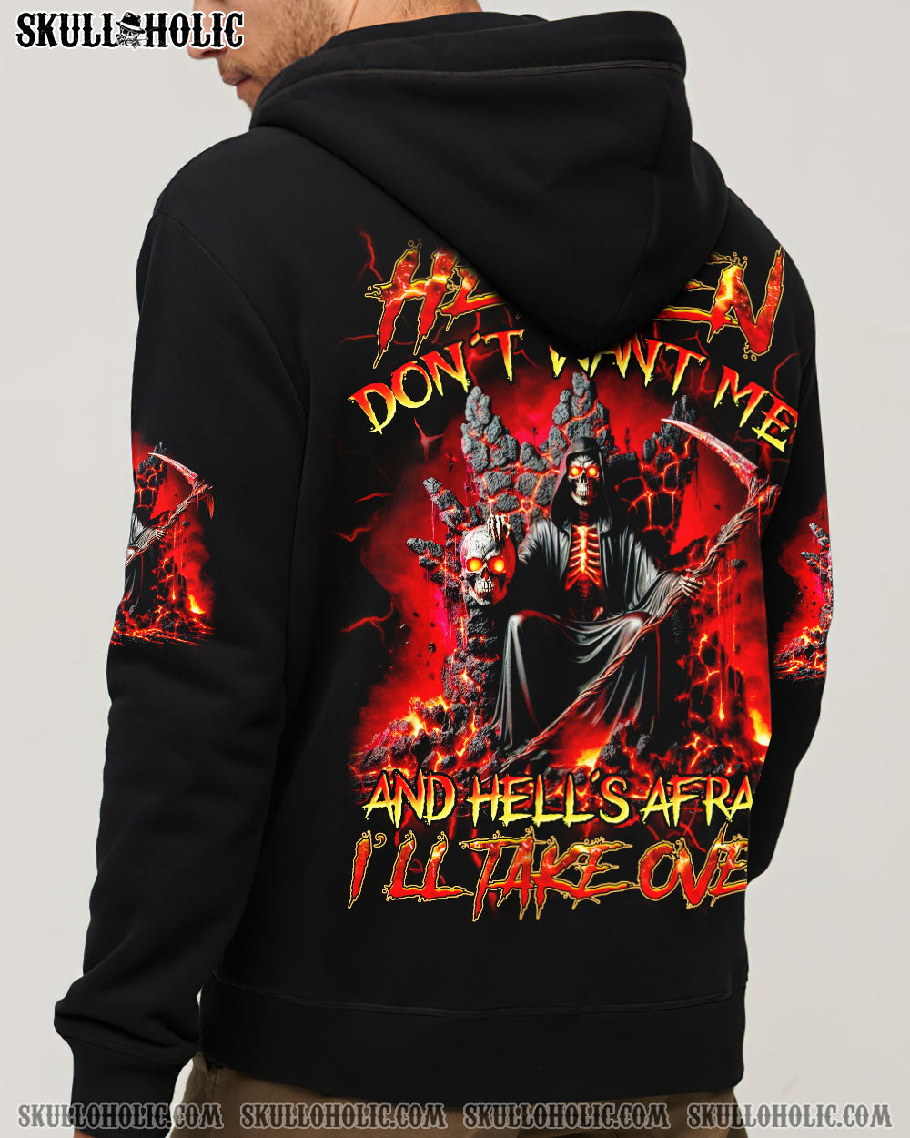BLISSCORNERS HEAVEN DON'T WANT ME ALL OVER PRINT