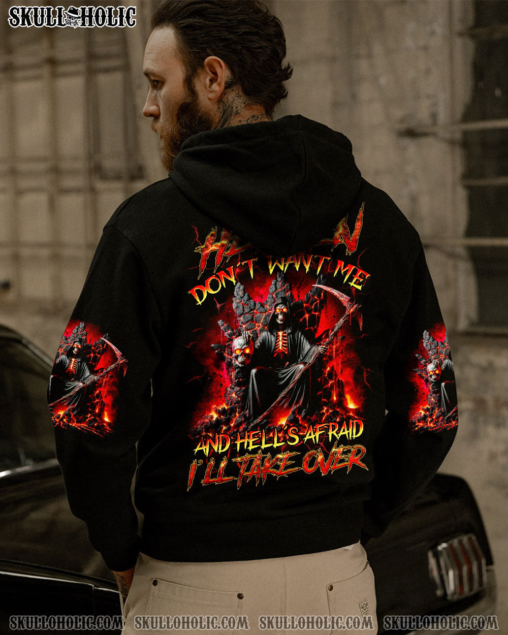 BLISSCORNERS HEAVEN DON'T WANT ME ALL OVER PRINT