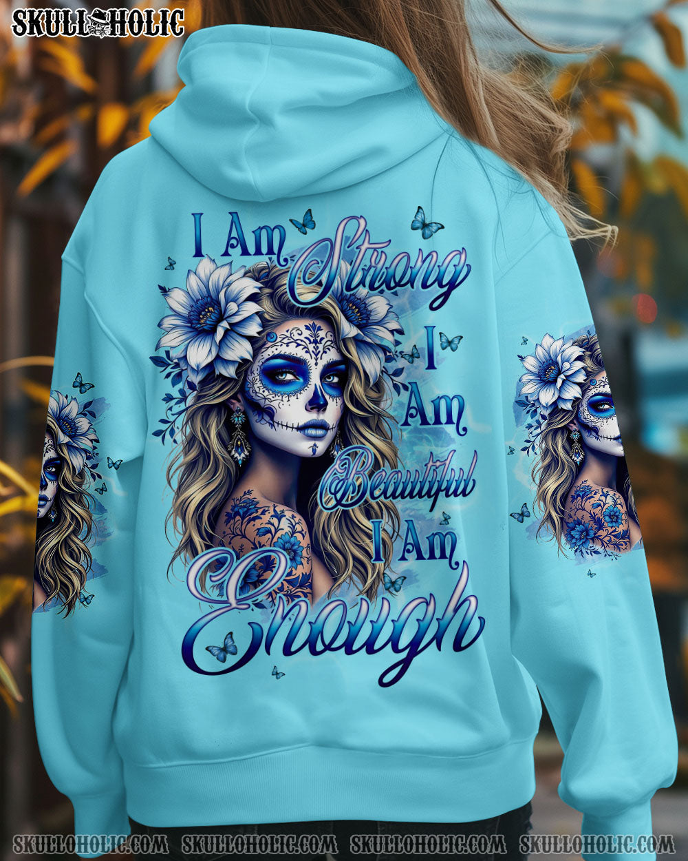 BLISSCORNERS I AM ENOUGH SKULL ALL OVER PRINT