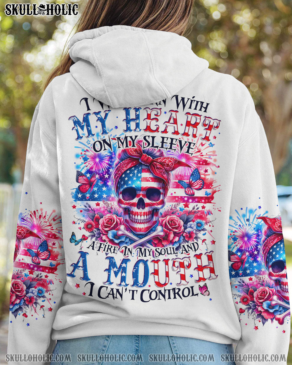 BLISSCORNERS YOU COULDN'T HANDLE ME MESSY BUN ALL OVER PRINT