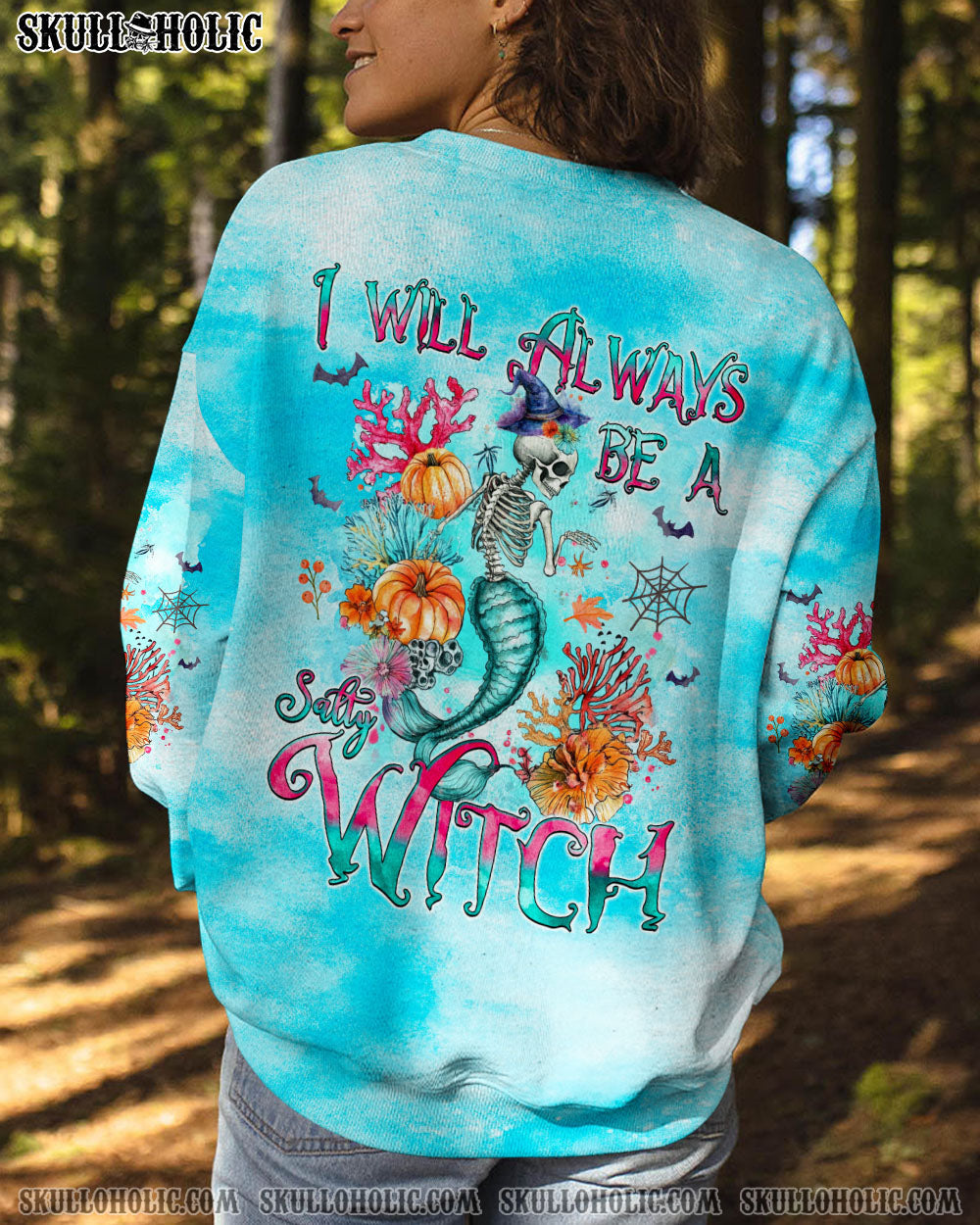 BLISSCORNERS SALTY WITCH MERMAID HALLOWEEN ALL OVER PRINT