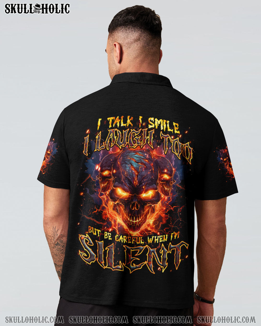 BLISSCORNERS BE CAREFUL WHEN I'M SILENT ALL OVER PRINT