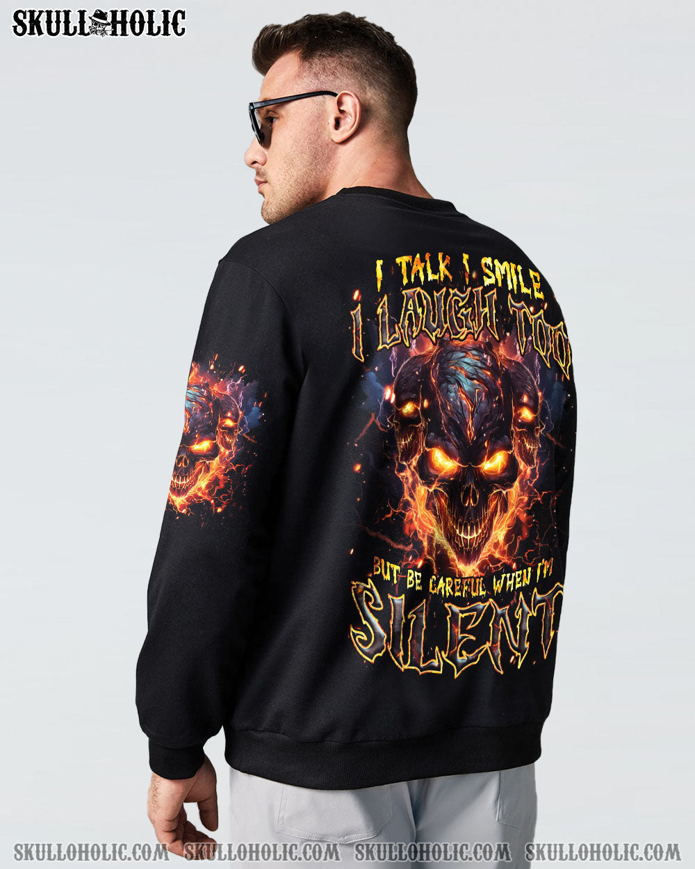 BLISSCORNERS BE CAREFUL WHEN I'M SILENT ALL OVER PRINT