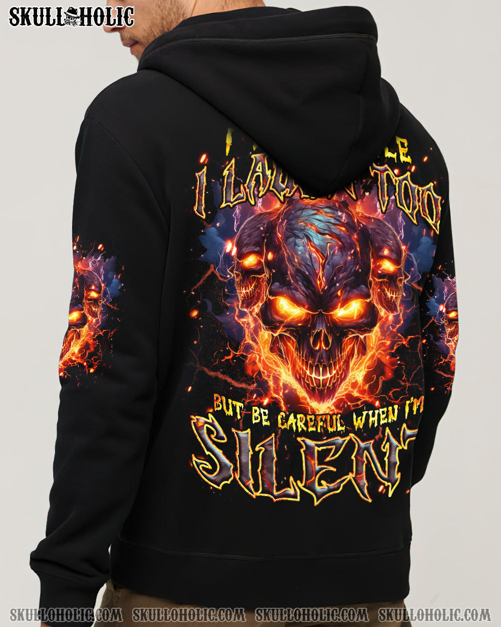 BLISSCORNERS BE CAREFUL WHEN I'M SILENT ALL OVER PRINT